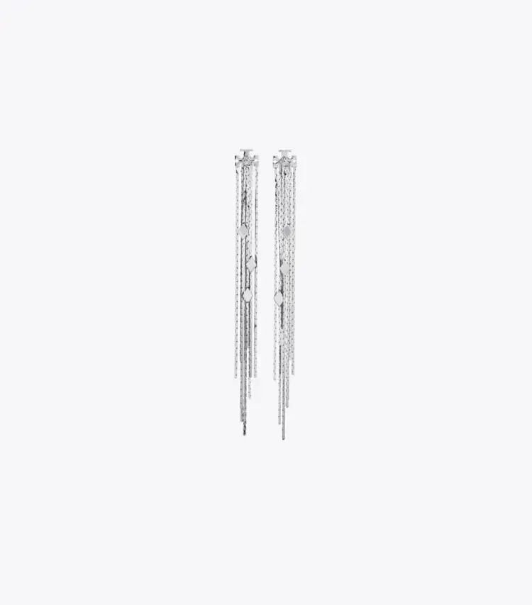 Runway Front-Back Chain Earrings