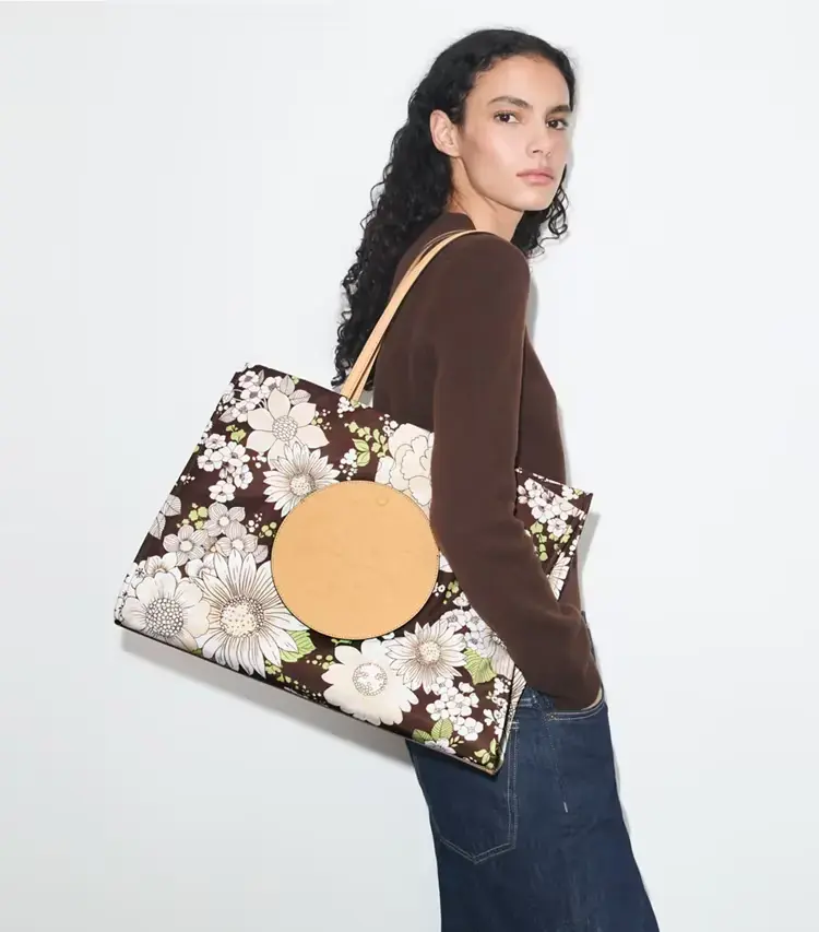 Ella Nylon Printed Tote - Image 2