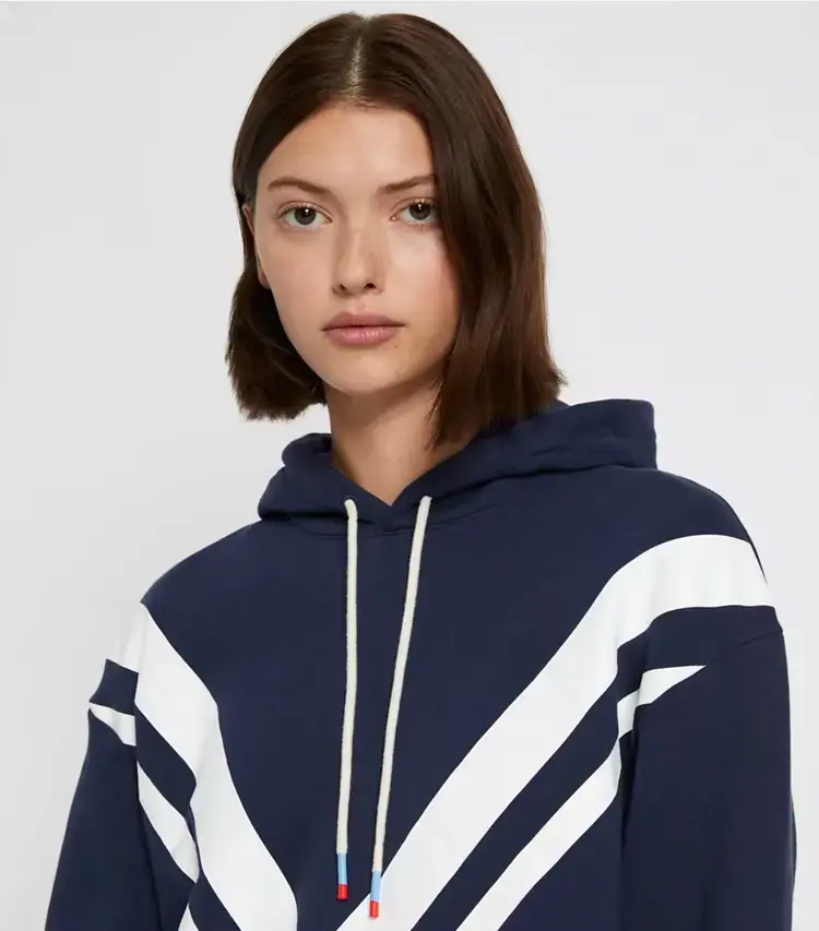 French Terry Chevron Hoodie - Image 2