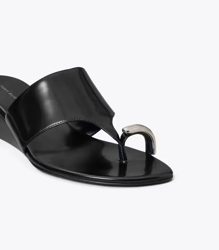 Pierced Wedge Sandal - Image 4