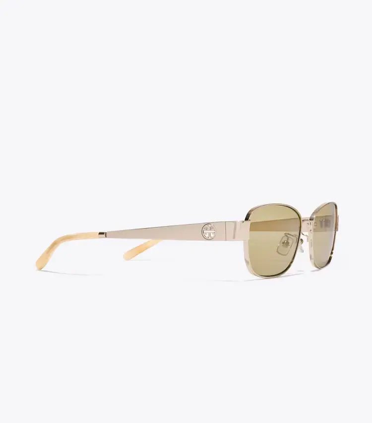 Miller Metal Rectangle Sunglasses - Image 2