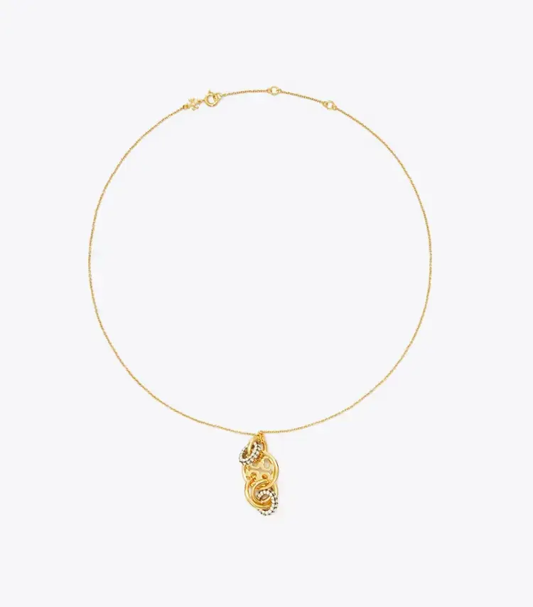 Miller PavÉ Interlocking Pendant