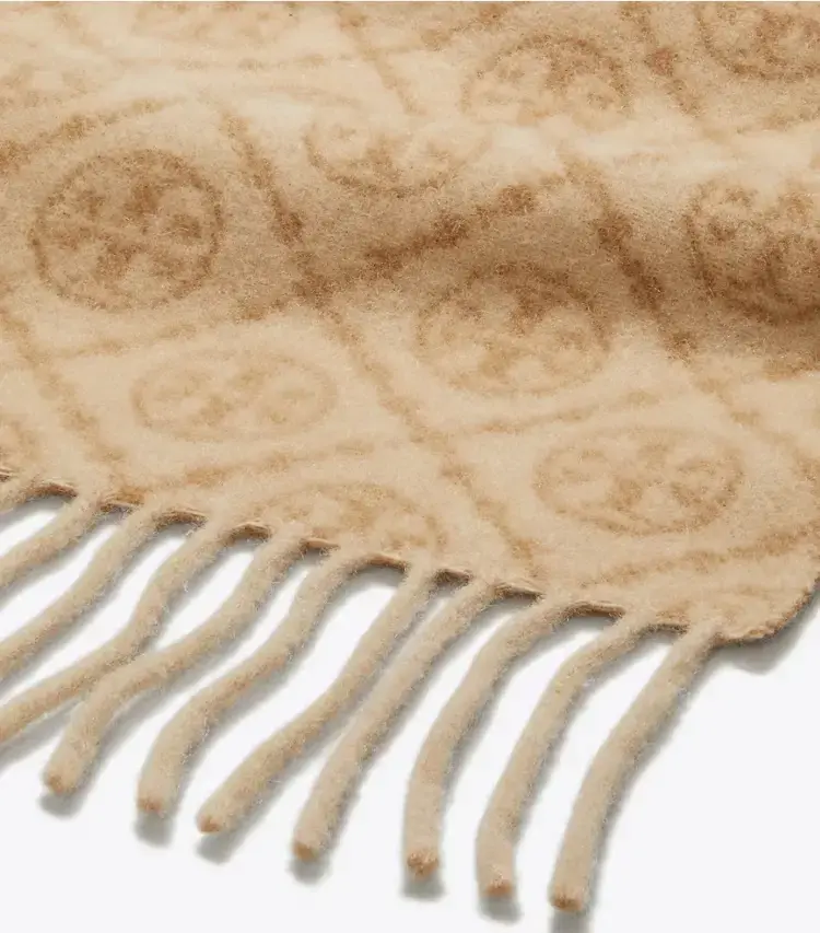 T Monogram Oblong Scarf - Image 2