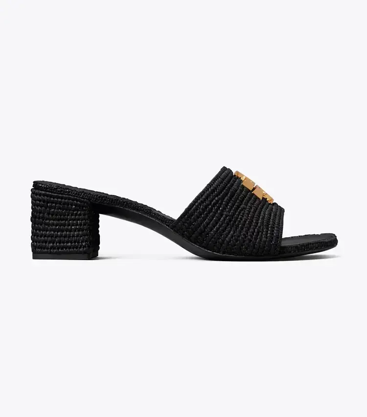 Eleanor Raffia Heeled Sandal - Image 3