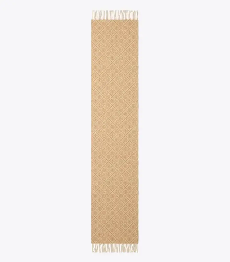 T Monogram Oblong Scarf