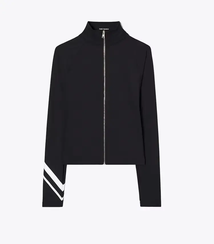 Chevron Full-Zip Jacket