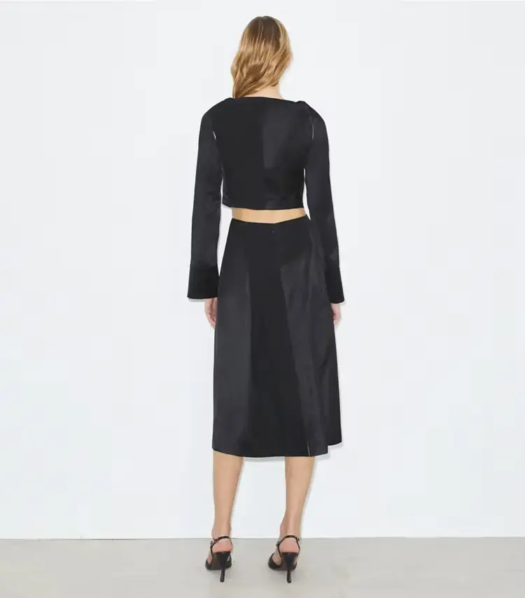 Twisted Viscose Dress - Image 3