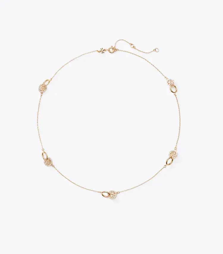 Icon PavÉ Interlocking Necklace