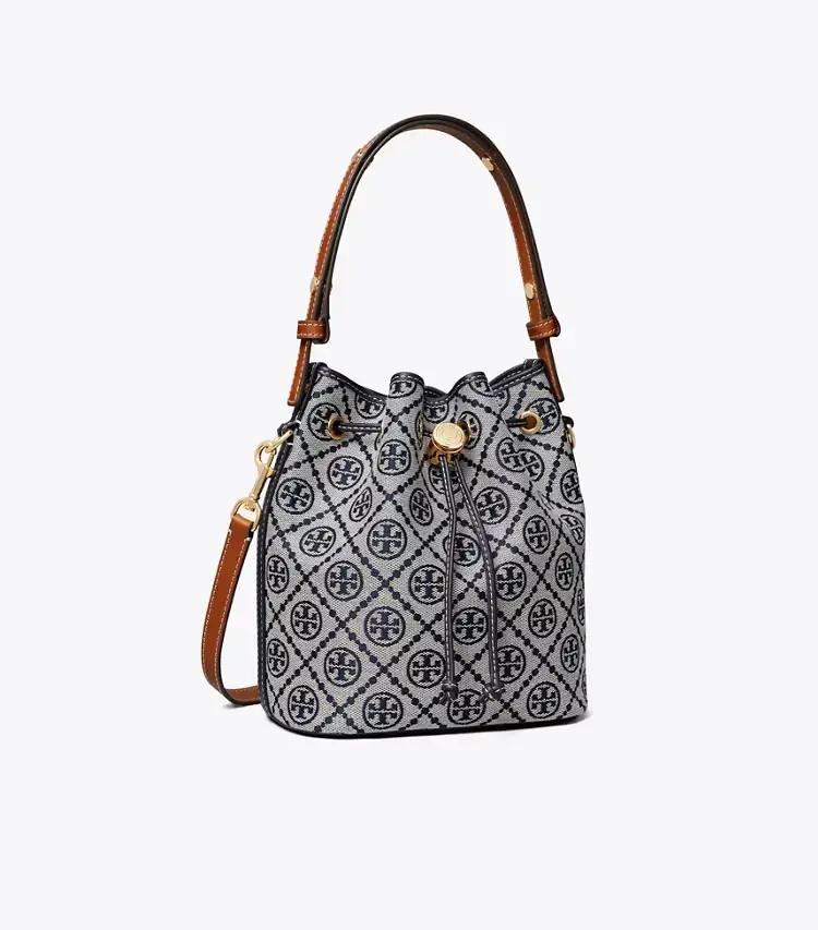 T Monogram Bucket Bag