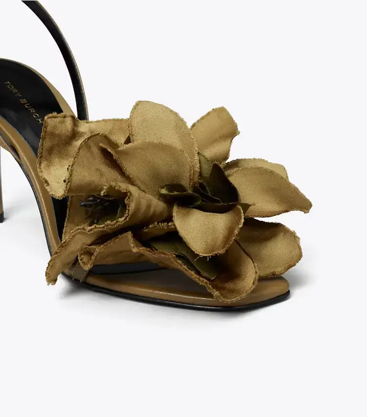 Flower Heeled Sandal - Image 4