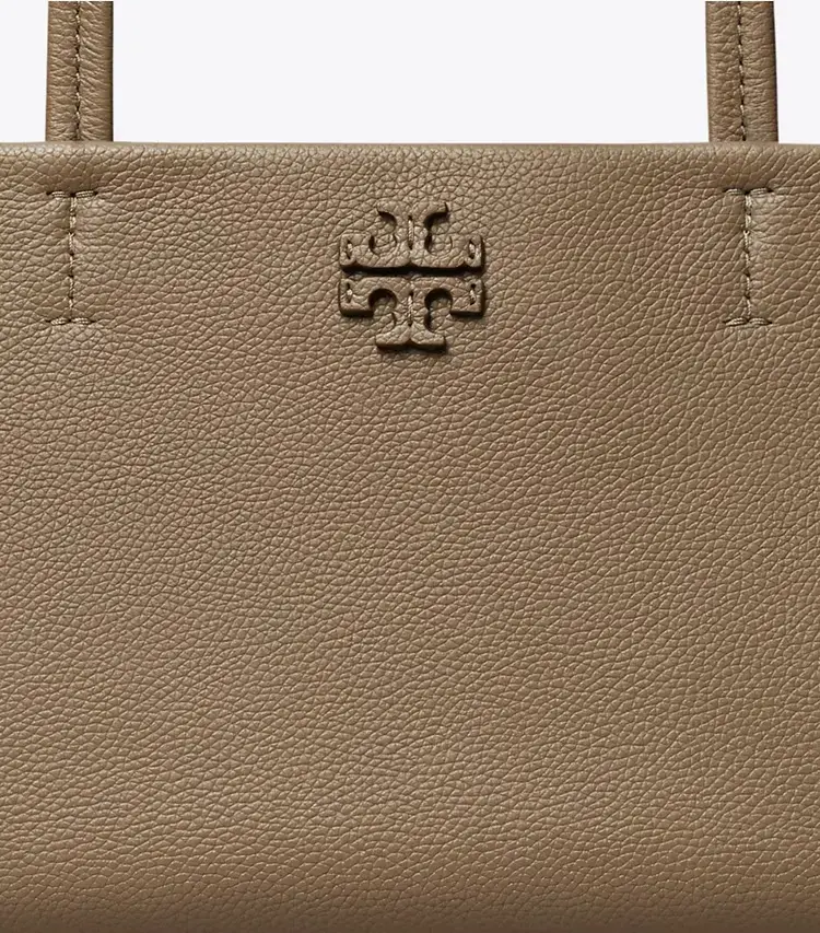 Leather East West Satchel - Image 4