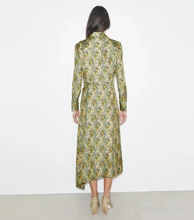 Silk Wrap Dress - Image 3