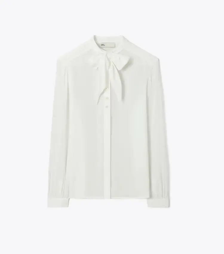 Georgette Bow Blouse