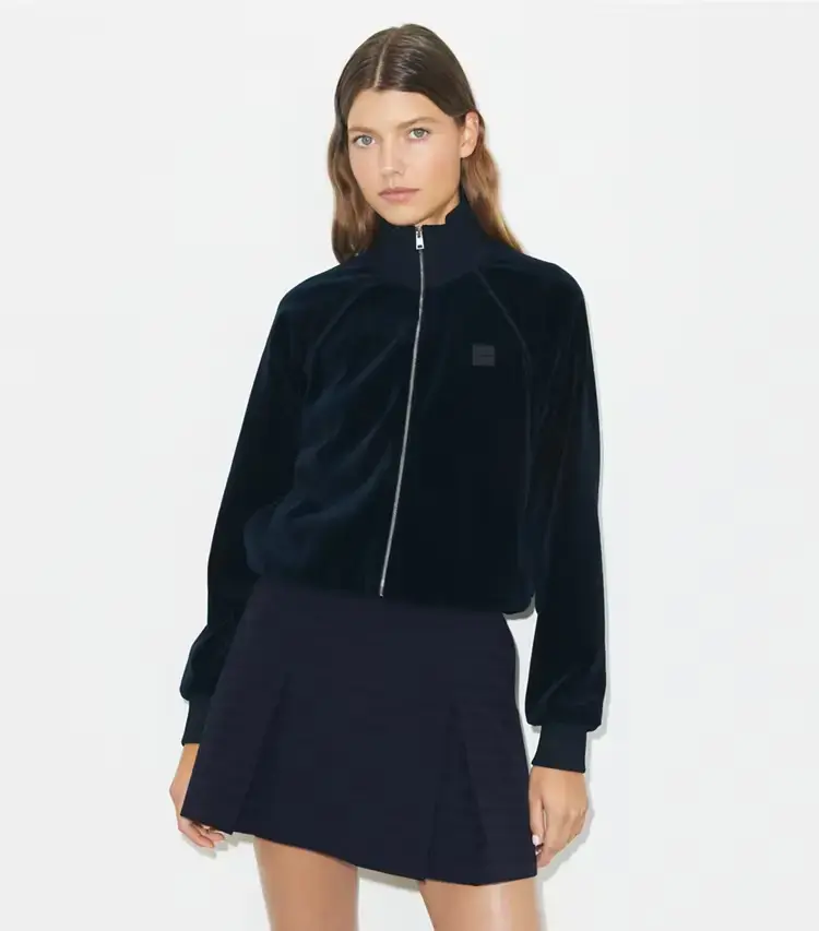 Velour Track Jacket - Image 2
