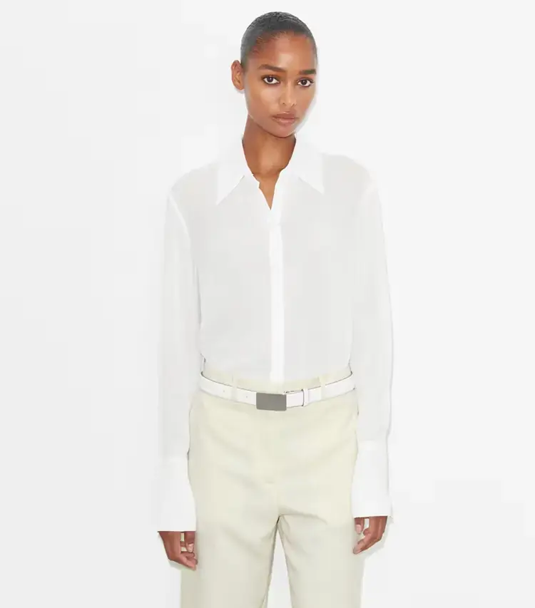 Cuffed Viscose Shirt - Image 2