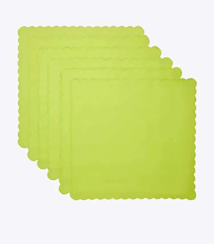 Scalloped Dinner Linen Napkin, Set Of 6 - Image 2