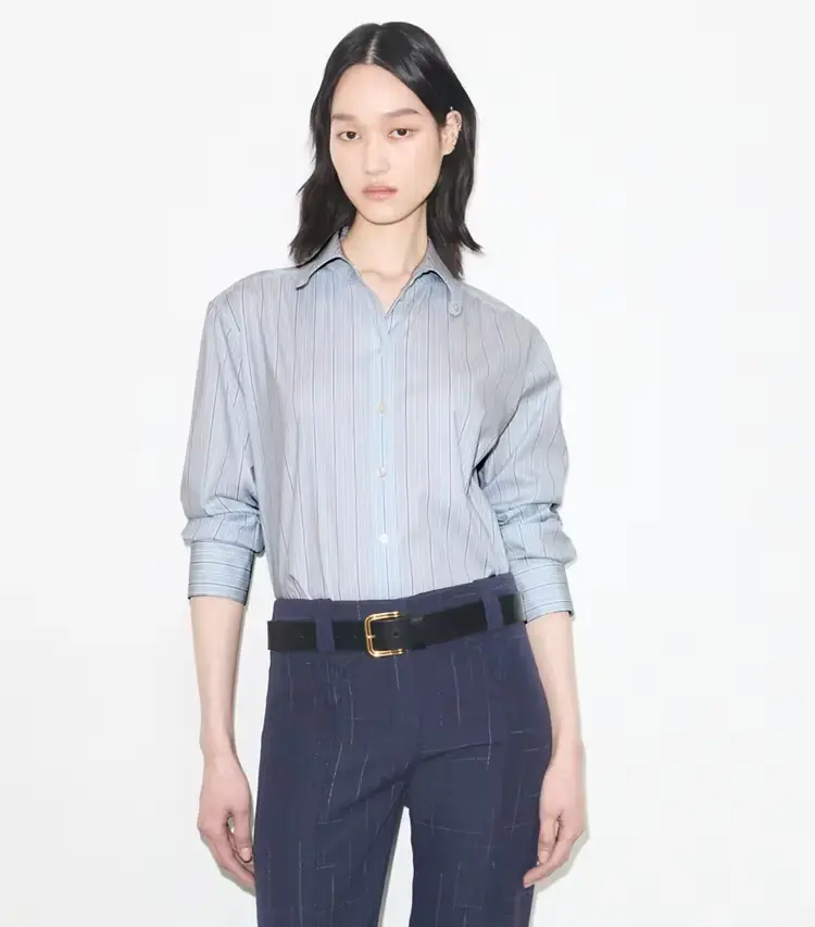 Striped Cotton Shirt - Image 2