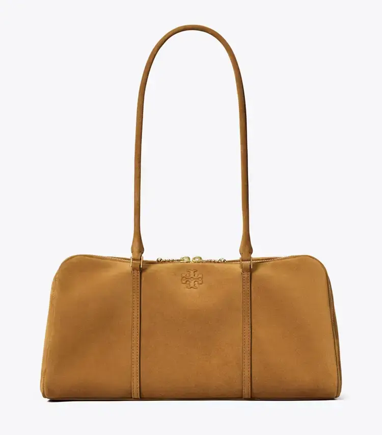 Marshmallow Suede Satchel - Image 3