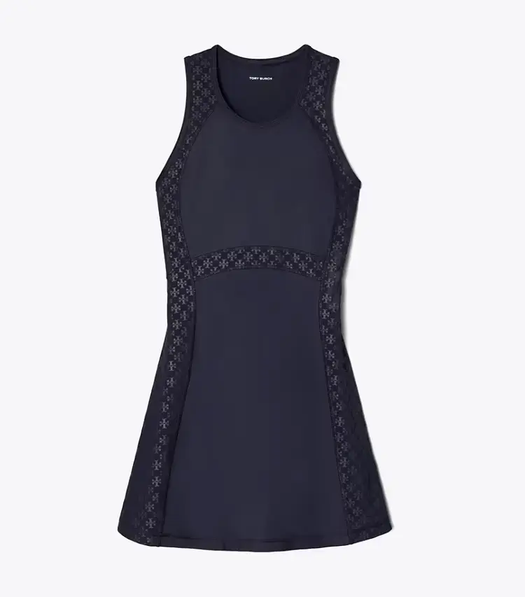 T Monogram Mesh Tank Dress