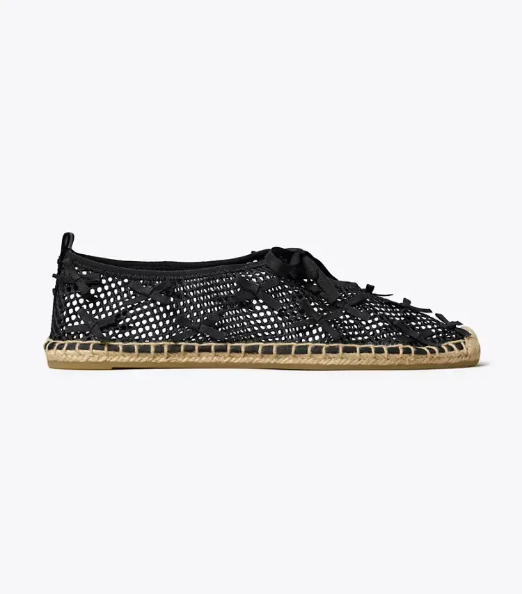 Mini Bow Mesh Espadrille - Image 2