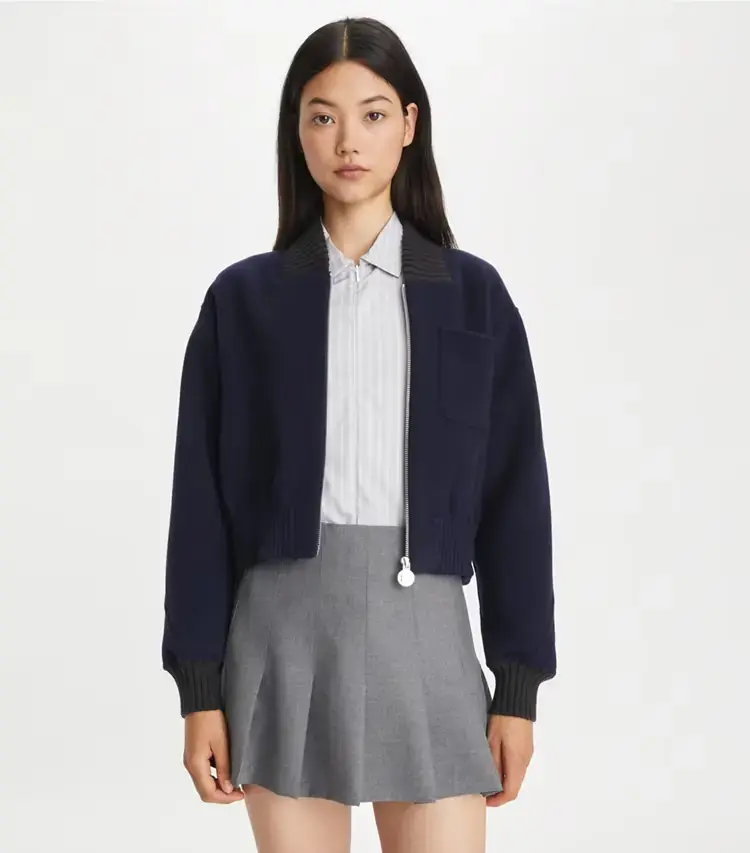 Wool Bomber Jacket - Image 2