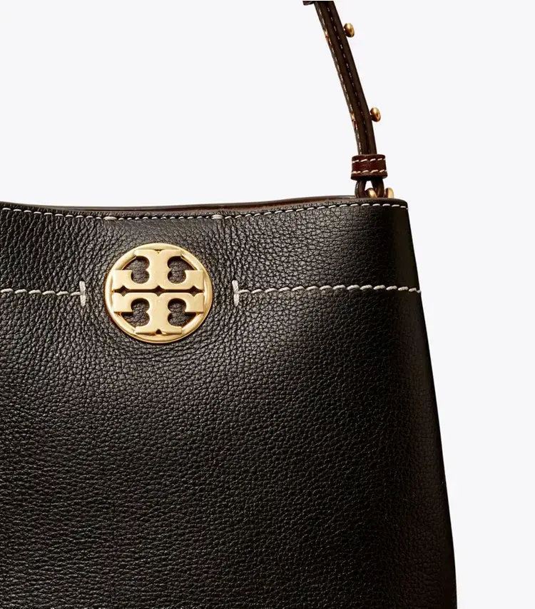Leather Bucket Bag - Image 3