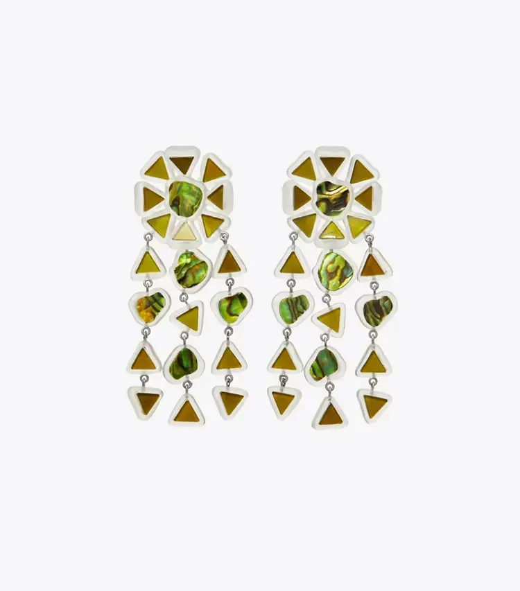 Curiosity Resin Chandelier Earrings
