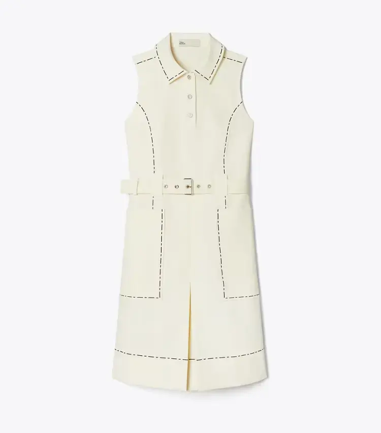 Pick Stitch Stretch Golf Dress