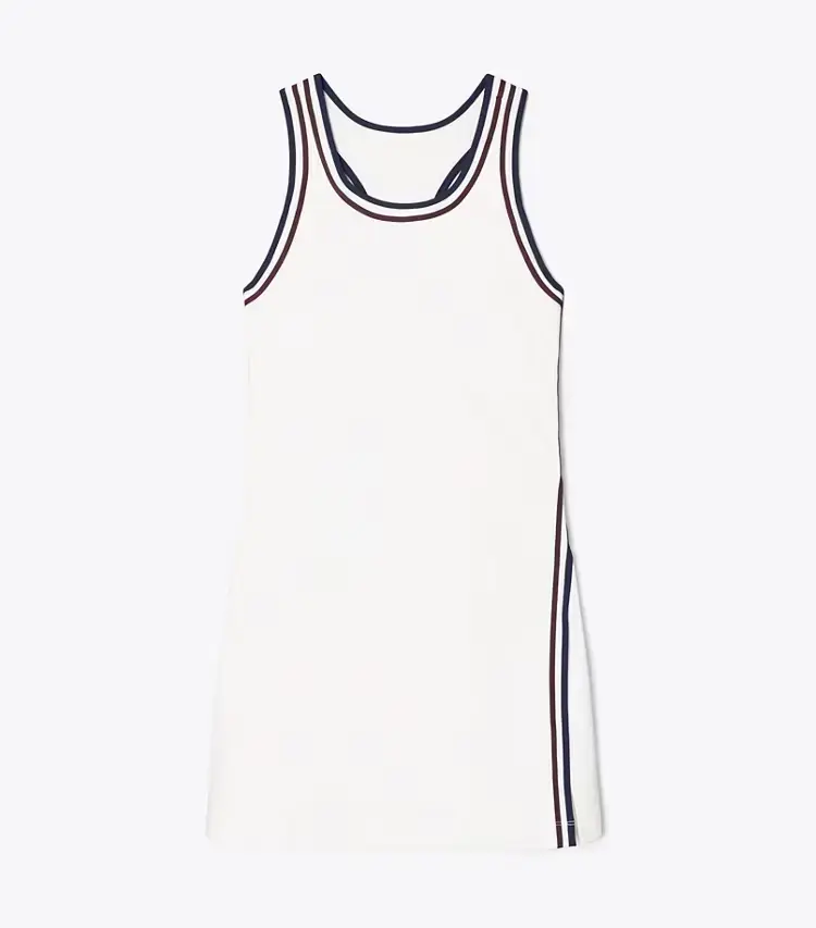 Performance Jersey Side-Slit Tennis Dress