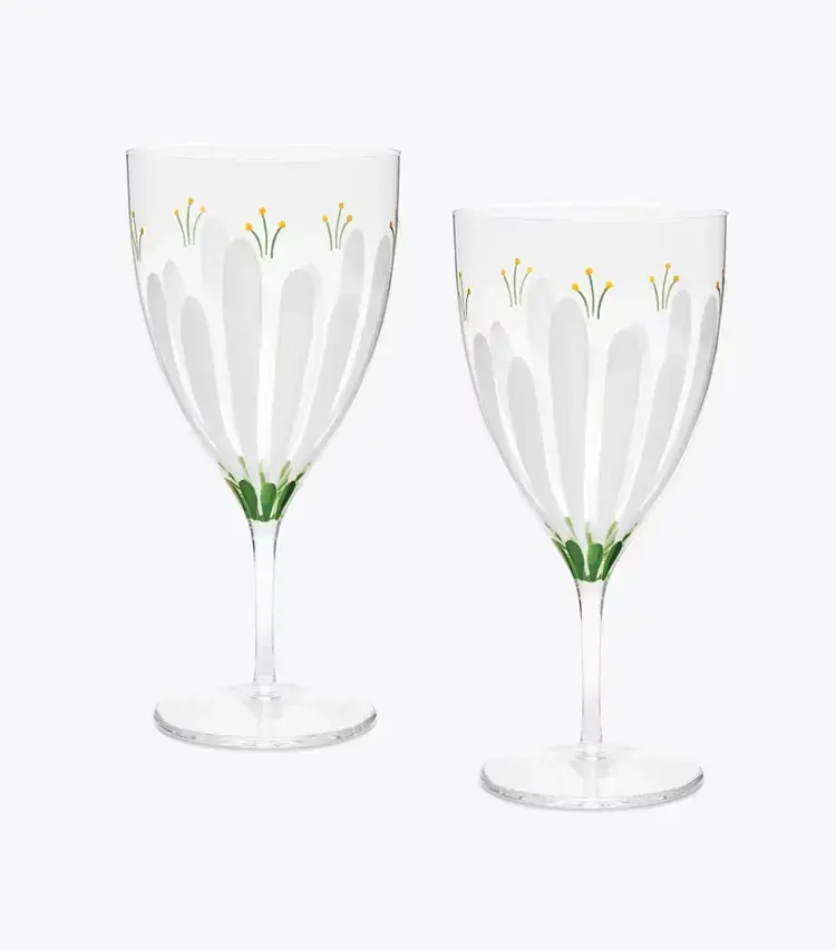 Spring Meadow Water Glass, Set Of 2 - Image 2