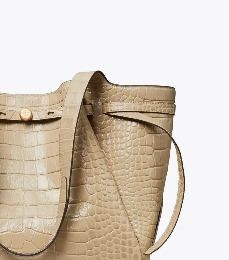 Romy Croc-Embossed Tote - Image 4