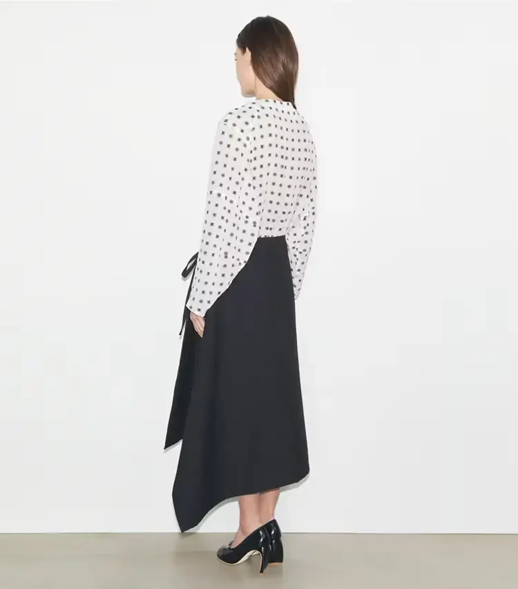 Cotton Wrap Skirt - Image 3