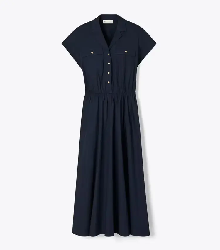 Cotton Poplin Shirtdress