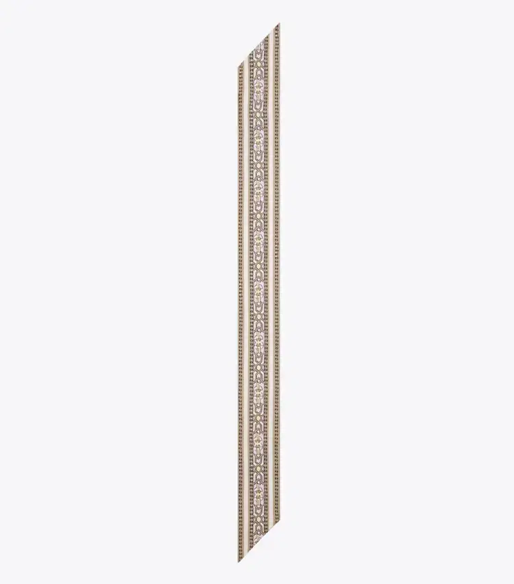 T Monogram Deco Ribbon Tie