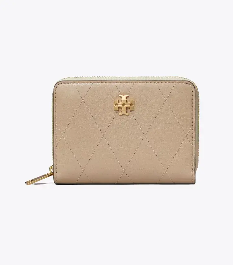 Small Charlie Quilted Zip-Around Wallet - Image 2