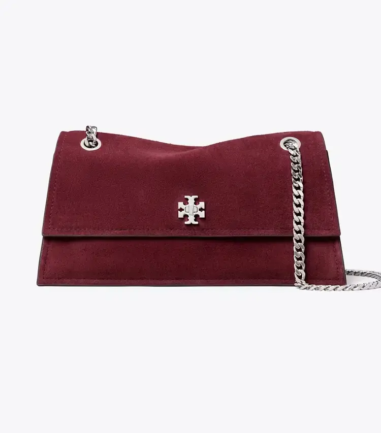 Kira Turnlock Suede Shoulder Bag - Image 4