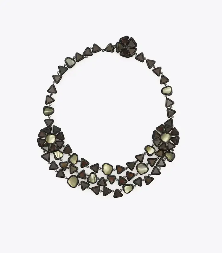 Curiosity Resin Triple Strand Necklace