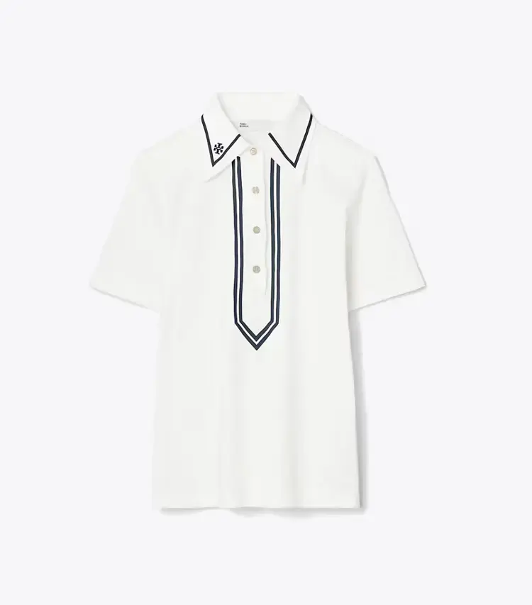 Mercerized Cotton Retro Polo