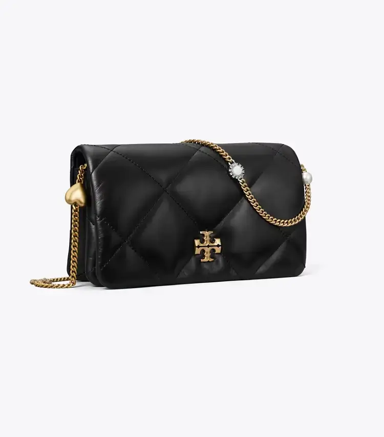 Kira Diamond Quilt Charm Crossbody