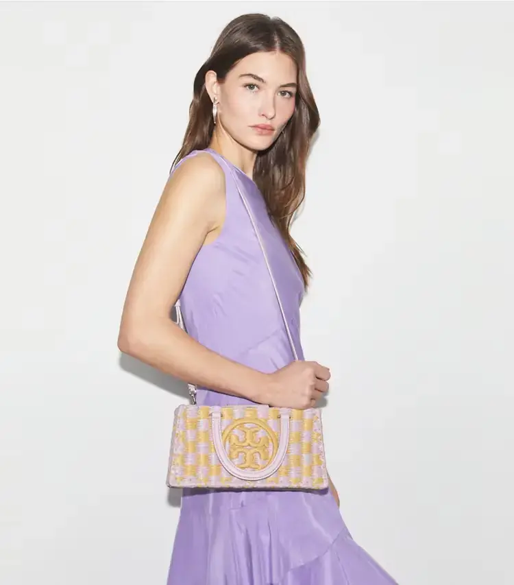 Ella Hand-Crocheted East-West Tote - Image 3