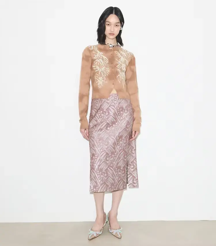 Embellished Wool Cardigan - Image 3