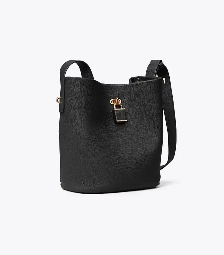 Medium Lock Slim Bucket Bag