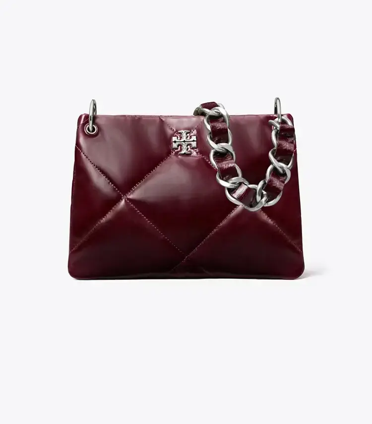 Small Kira Diamond Quilt Distressed Shoulder Bag - Image 3