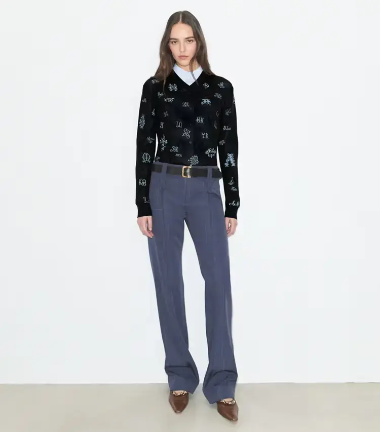 Embroidered Silk Sweater - Image 3