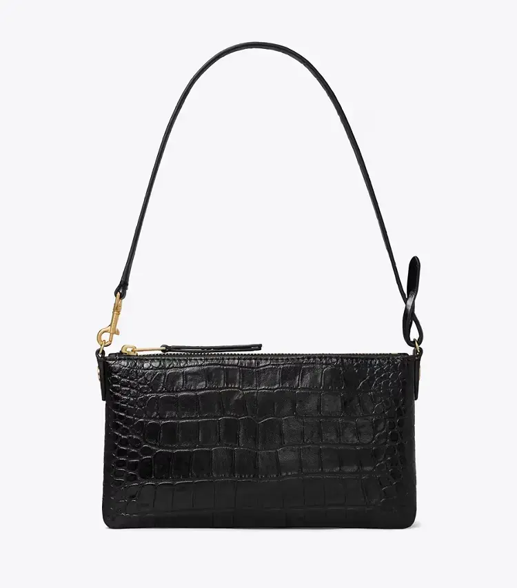 Croc-Embossed Pochette - Image 3