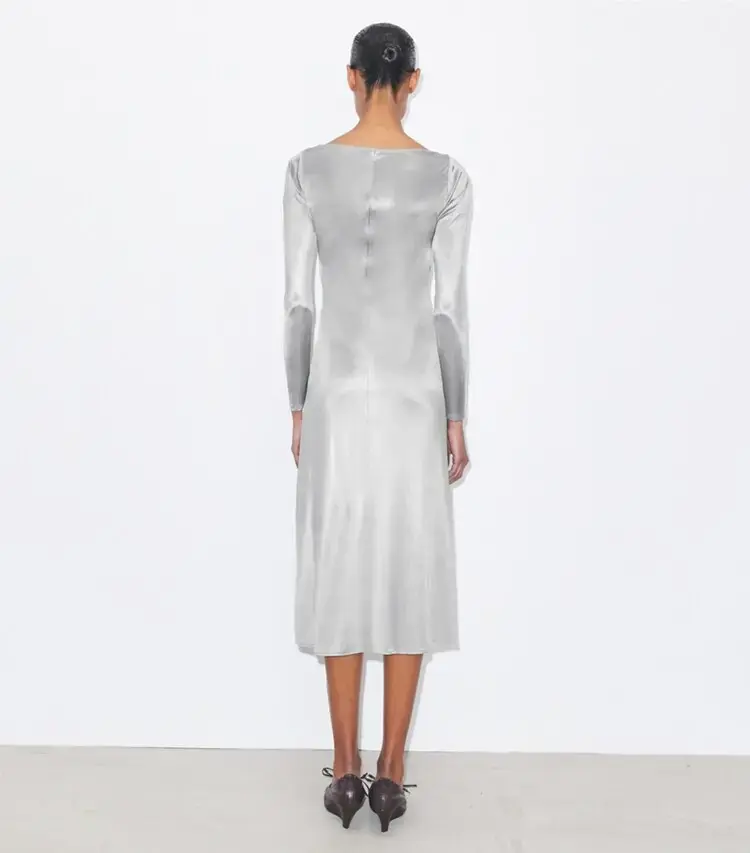 Ruched Jersey Dress - Image 3