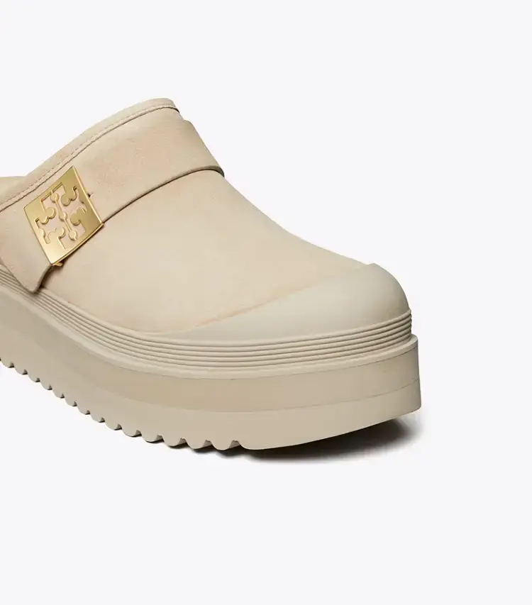 Mellow Shearling Platform Mule - Image 4