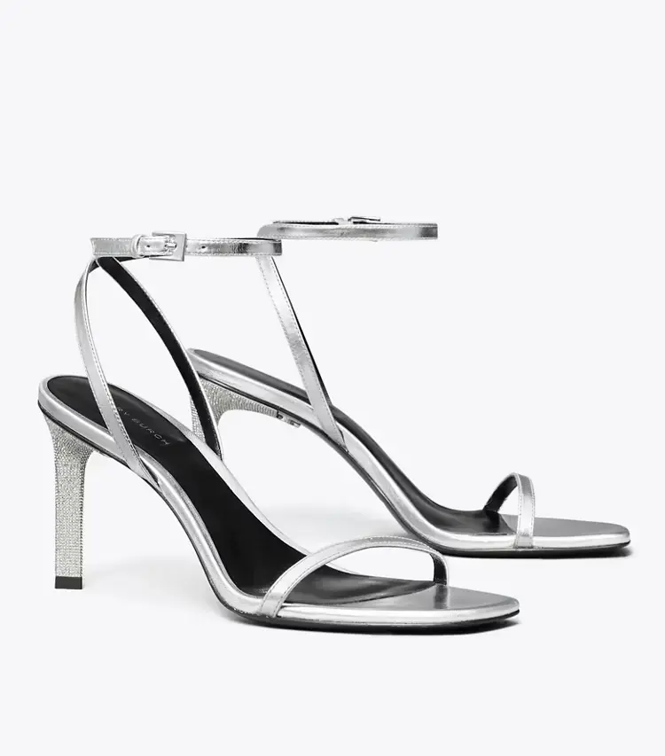 PavÉ Heeled Sandal
