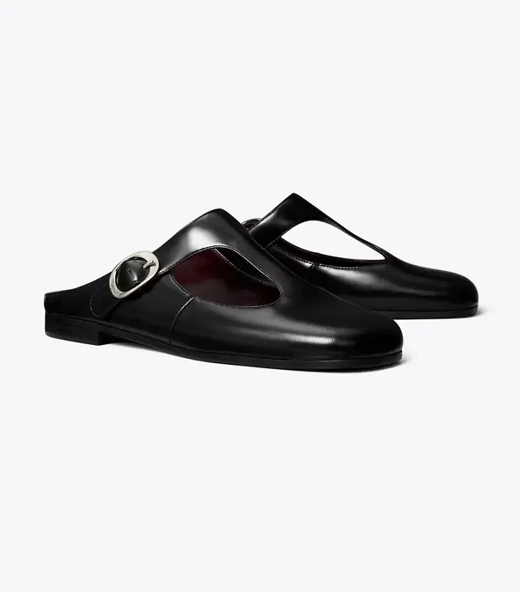 Violet T-Strap Mule