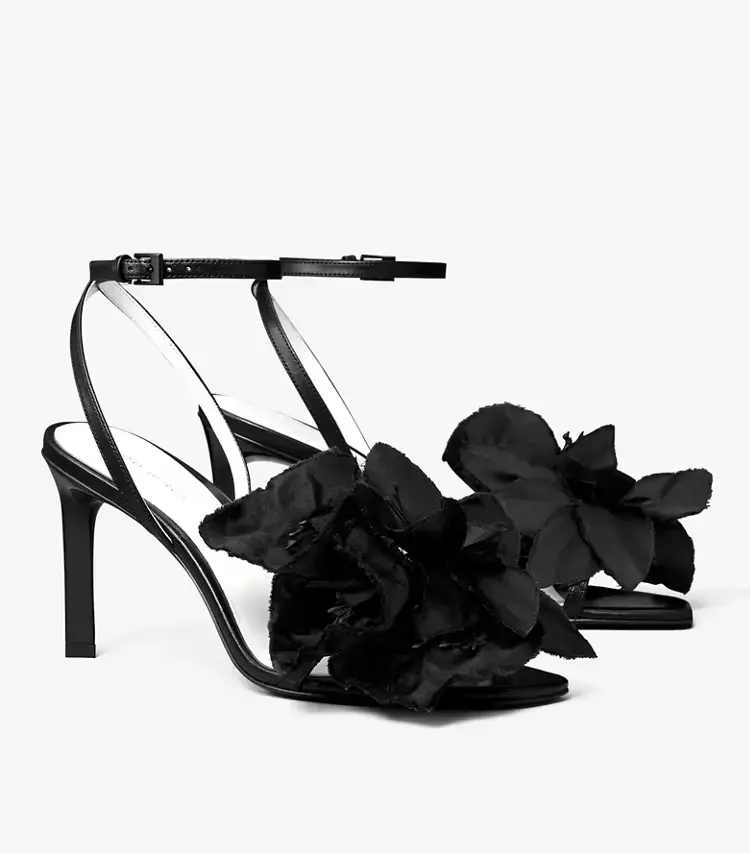 Flower Heeled Sandal